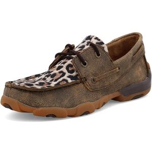 Twisted X Leopard Boat Shoe